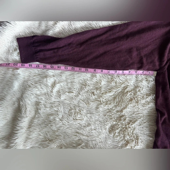 Hart Schaffner Marx Long Sleeve V-Neck Merino Wool Sweater Men’s Size XXL maroon - Picture 10 of 10